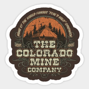 Colorado Mine Company Sticker